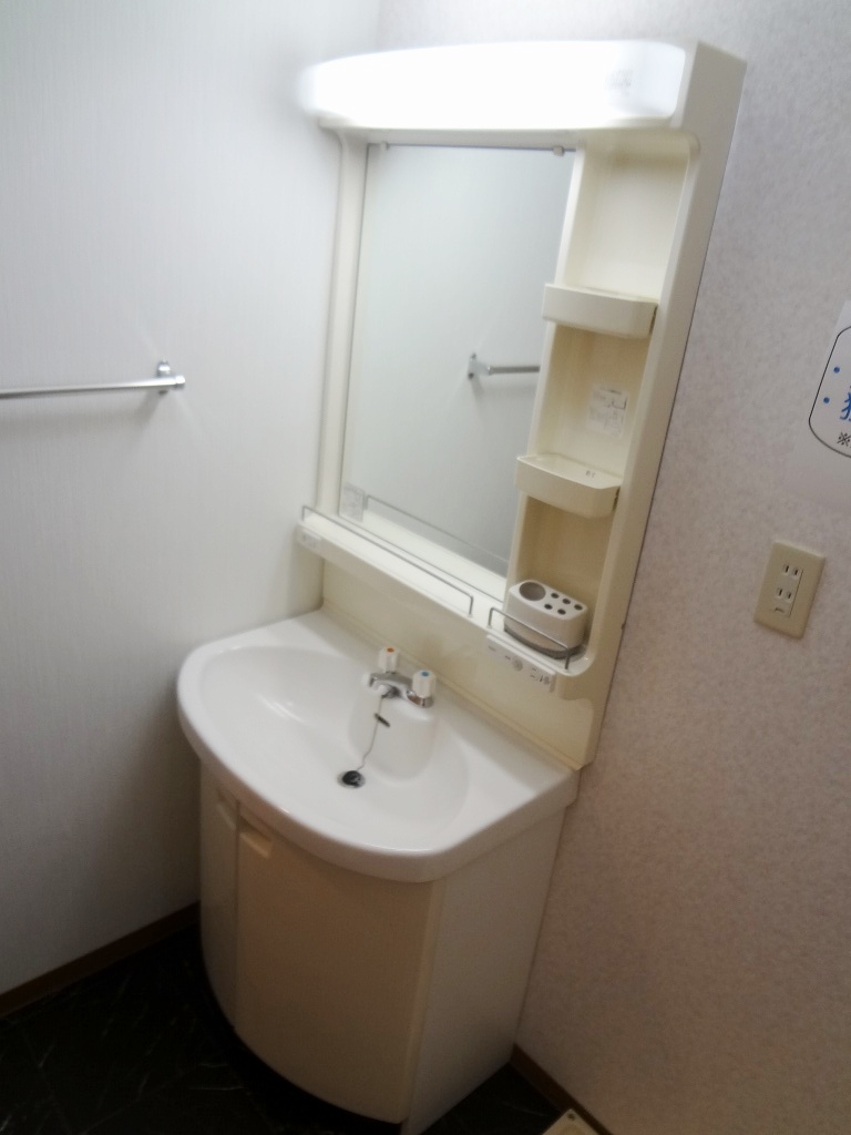 Washroom. Reference photograph