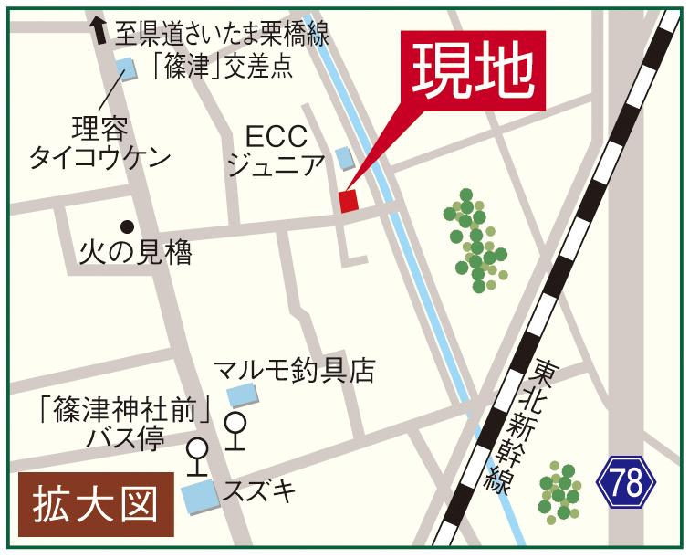 Local guide map. Local expansion guide map