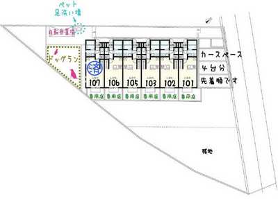 Other. There is also a dog run and feet washing place