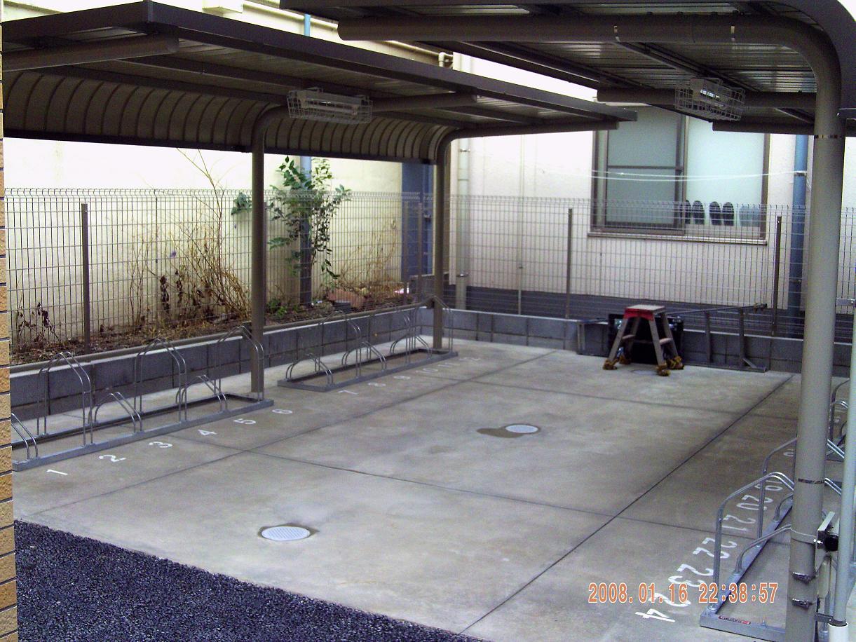 Other common areas. Bicycle-parking space