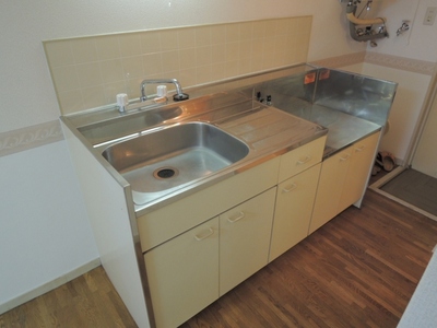 Kitchen. Gas stove is installed Allowed