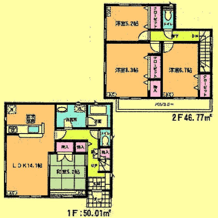 Floor plan. 25,800,000 yen, 4LDK, Land area 133.6 sq m , Building area 96.78 sq m located view in addition to this, It will be provided by the hope of design books, such as layout. 