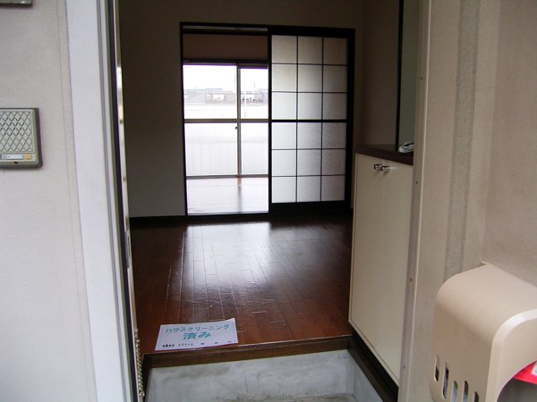 Entrance. There is also a cupboard