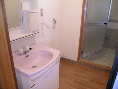 Washroom. There is a convenient separate wash basin in toothpaste and cleansing! 