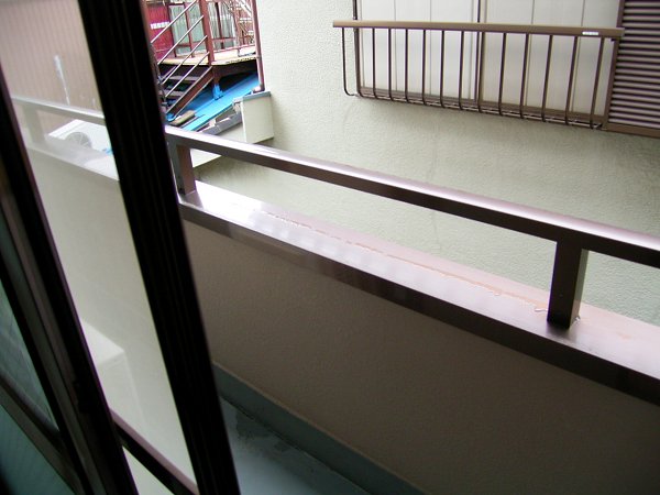 Balcony. Facing south