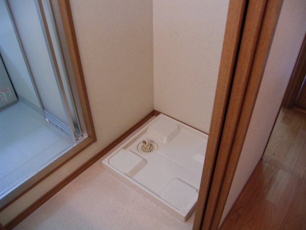 Other room space. Washing machine in the room