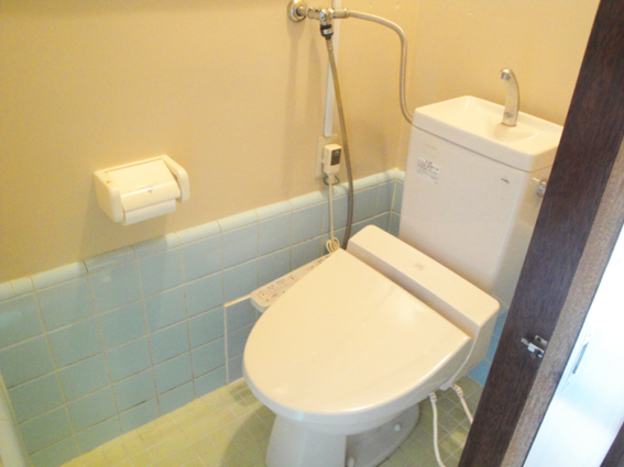 Toilet. With Washlet