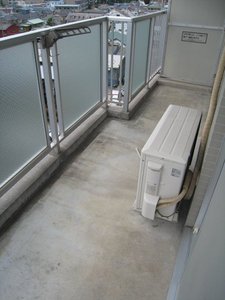 Balcony. Sunny veranda