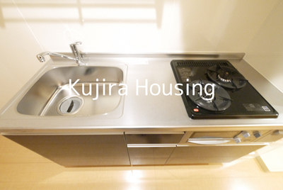 Kitchen. System kitchen with grill