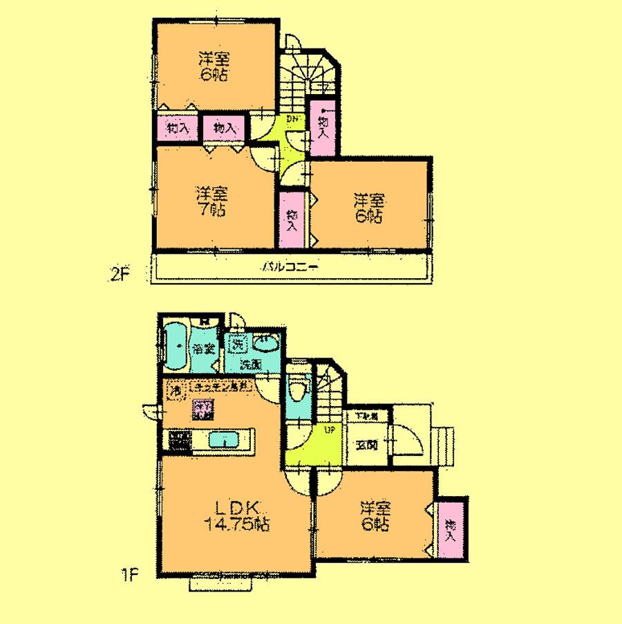 Floor plan. 25,800,000 yen, 4LDK, Land area 102.66 sq m , Building area 92.94 sq m located view in addition to this, It will be provided by the hope of design books, such as layout. 