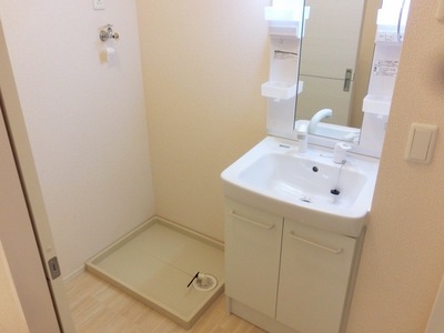 Washroom. Wash basin is also useful for cleaning shower