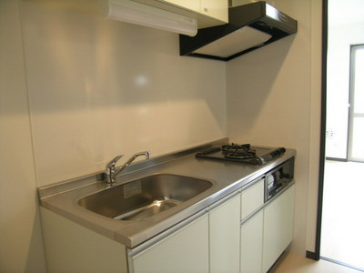 Kitchen. Two-burner gas stove with system Kitchen