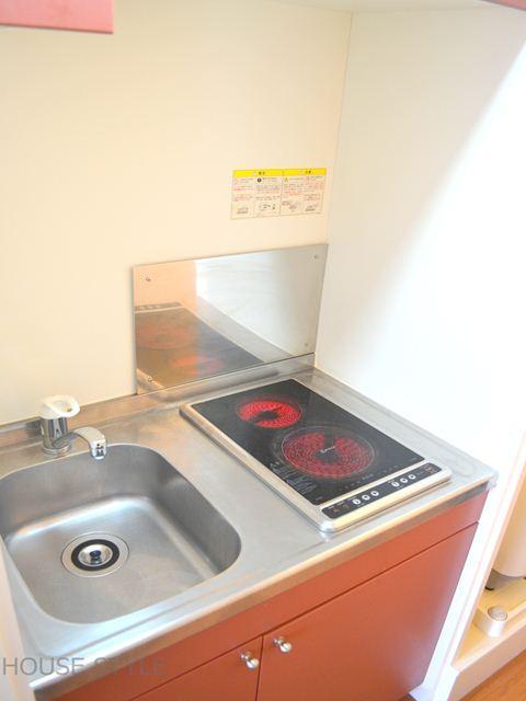 Kitchen. Because the two-burner stove is easy to cook!