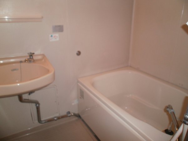 Bath. Wash basin have in the bathroom