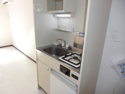 Kitchen. 1-burner stove kitchen You can use compact and functionally