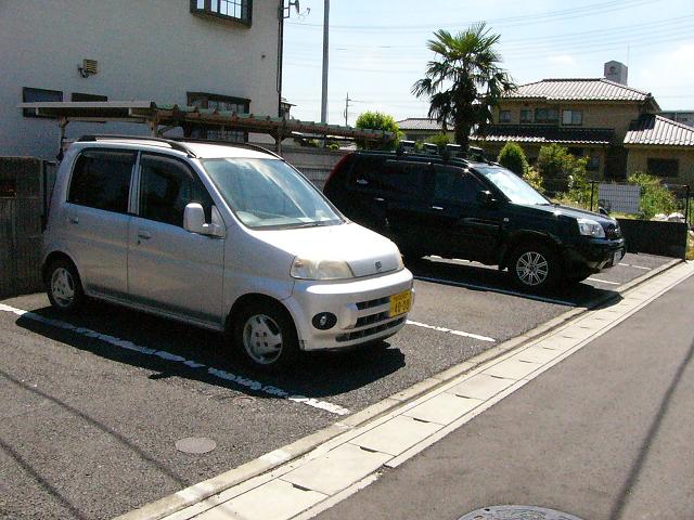 Parking lot. Parking Lot Two Allowed