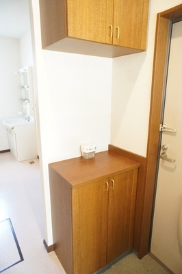 Entrance. Is also put a convenient front door storage things Mae shoes if