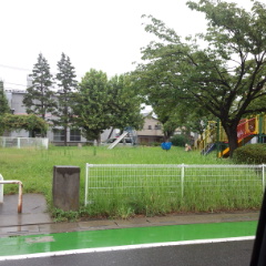 park. Aoyagi East Park until the (park) 190m