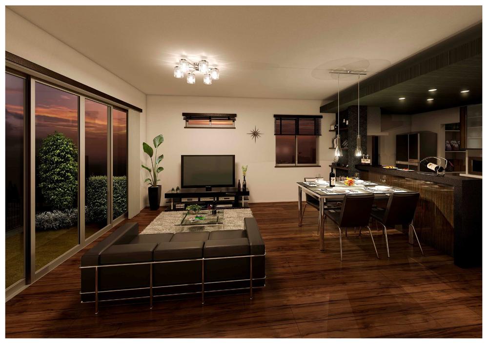 Rendering (introspection). Rendering Sophistication and sense of openness that spread in space. Why do not you Rashiku living yourself in personality full of space?