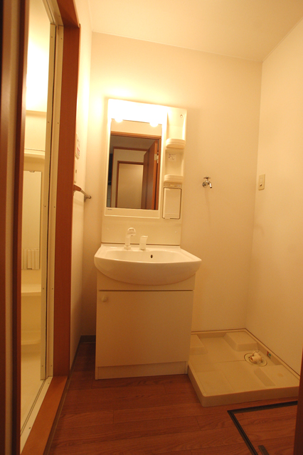 Washroom. Comfortable shampoo dresser Your laundry can also wash undressing room