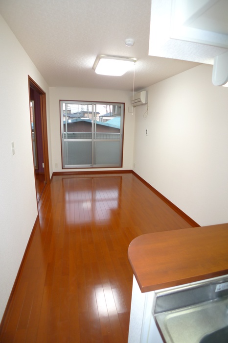 Living and room. Living room seen from the kitchen