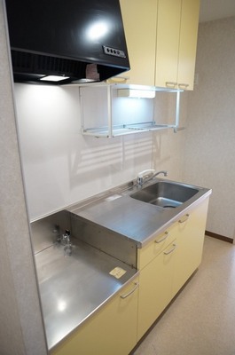 Kitchen. Gas stove installation Allowed Kitchen