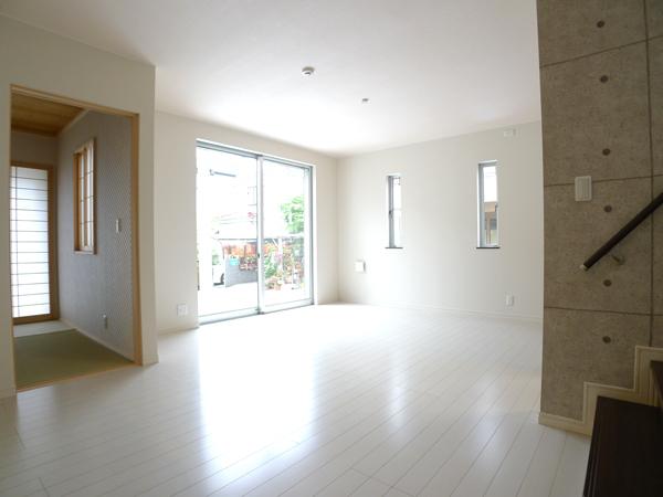 Living. Light full of bright living