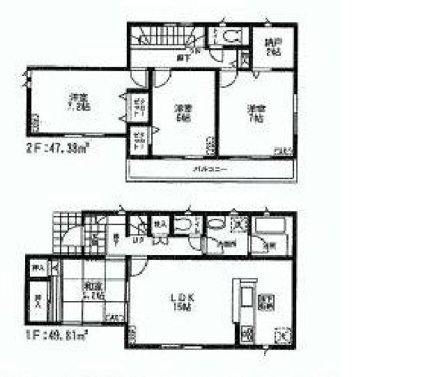 Floor plan. (4 Building), Price 28.8 million yen, 4LDK+S, Land area 120.11 sq m , Building area 97.19 sq m