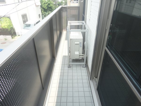 Balcony. Wide balcony