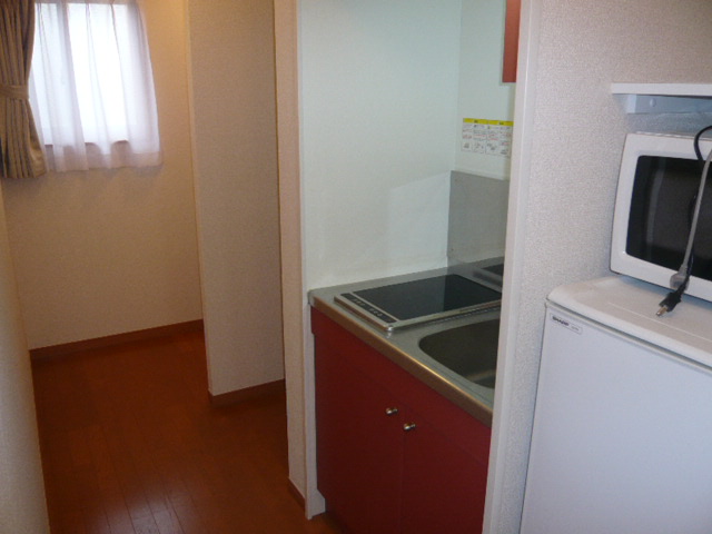 Kitchen. Two-burner electric stove equipped