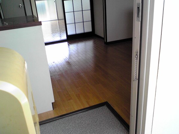 Entrance. There is also a cupboard. 