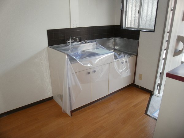 Kitchen. Small window have in the kitchen next to