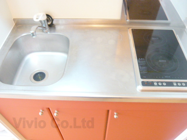 Kitchen. You can also enjoy cooking in the wide type.