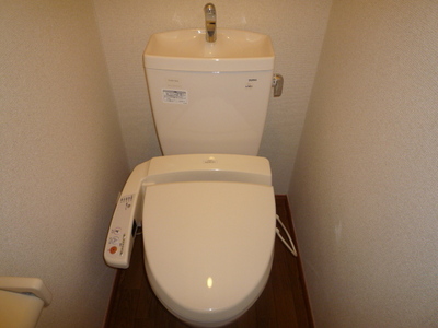 Toilet. Warm water washing toilet seat