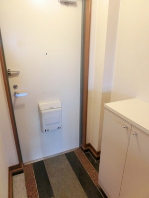 Entrance. There cupboard in the front door