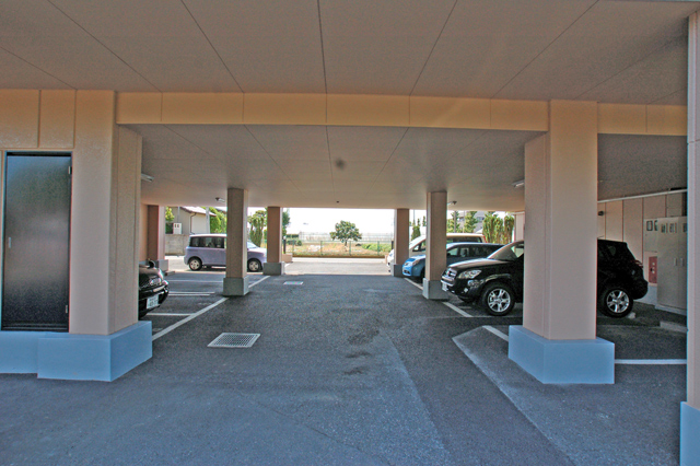 Parking lot. There convenient on-site parking