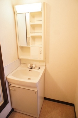 Washroom. Independent wash basin