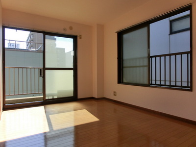 Living and room. Two windows, It is a bright room with two-sided lighting