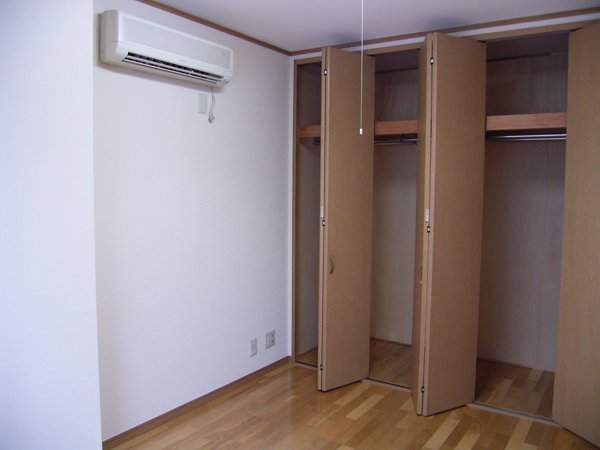 Kitchen. Convenient closet is
