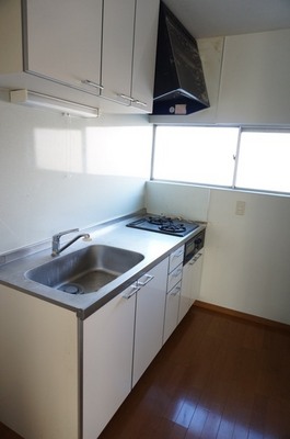 Kitchen. Two-burner gas stove system Kitchen