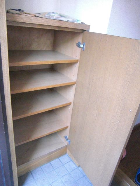 Entrance. There shoebox