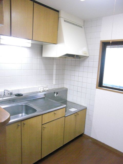 Kitchen. Two-burner gas stove corresponding sink also spacious