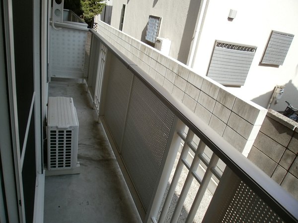 Balcony. Mirror is a photo of the same type.