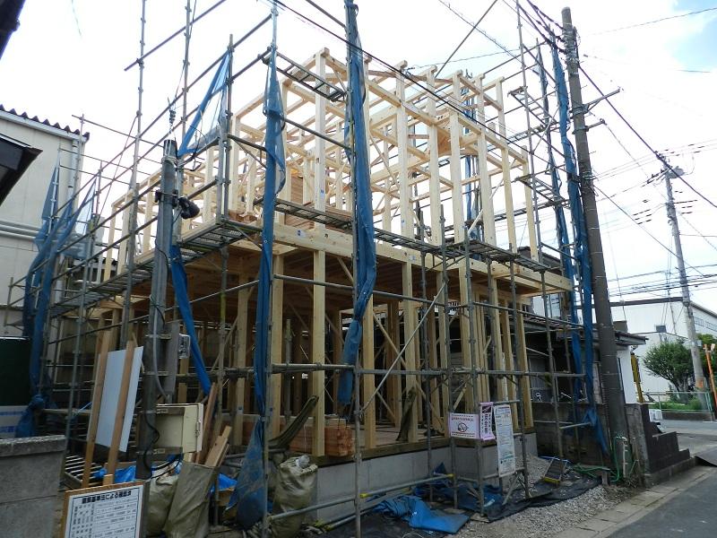 Local appearance photo. Local July 6 completion of framework photo