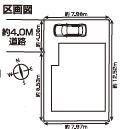 Compartment figure. 28.8 million yen, 4LDK, Land area 100 sq m , Building area 96.06 sq m compartment view