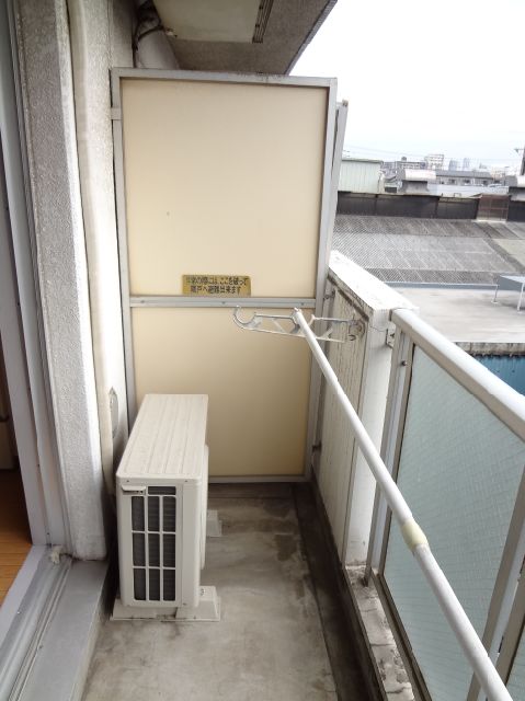 Balcony. View also good day is also excellent