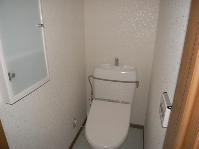 Toilet. Toilet with warm water washing toilet seat