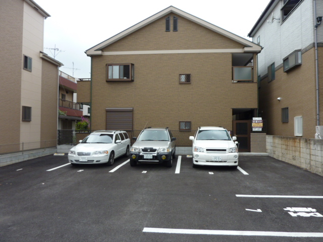 Parking lot. On-site parking