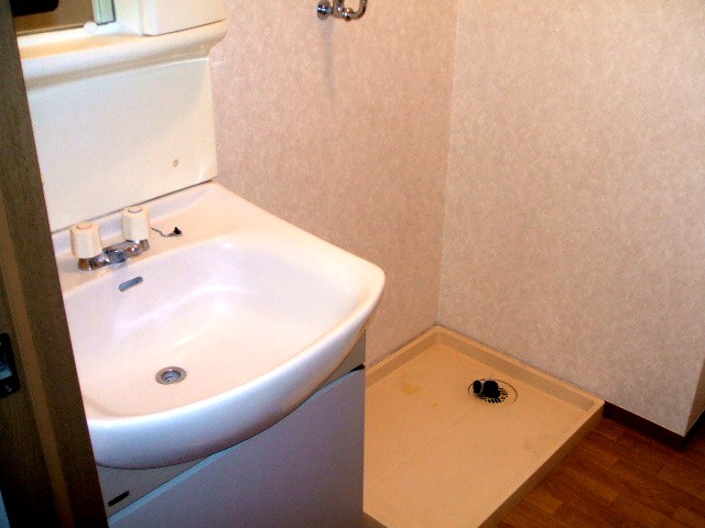 Washroom. Wash basin in the washroom, Laundry Area.