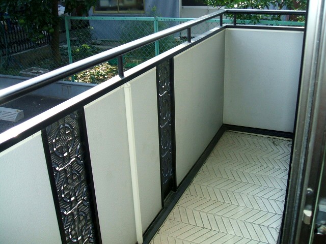 Balcony. South-facing balcony.